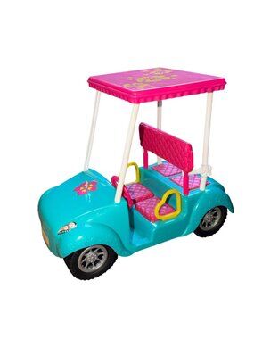 Mattel Barbie Sisters Golf Cart-GUC